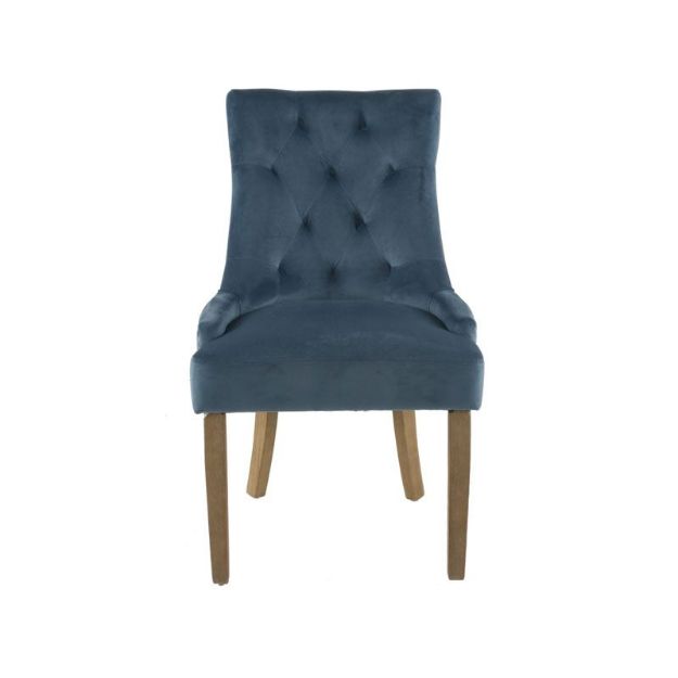 Picture of Nikki Dining Chair| Navy Velvet