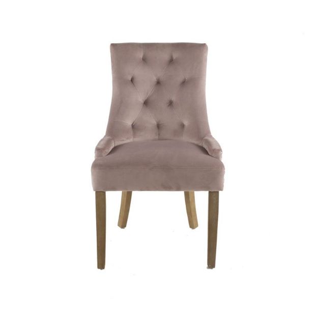 Picture of Nikki Dining Chair| Pink Velvet