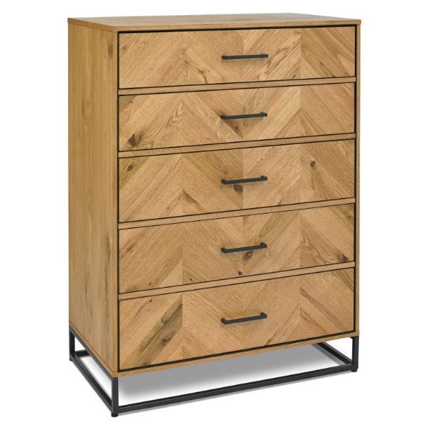 Picture of Rivali Tallboy Chest| Oak