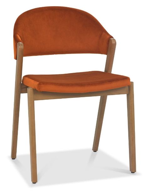 Picture of Cadence Dining Chair| Rust Fabric