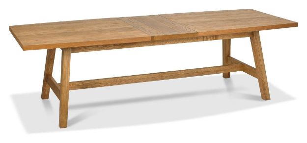 Picture of Cadence 6-8 Seater Extendable Dining Table in Rustic Oak