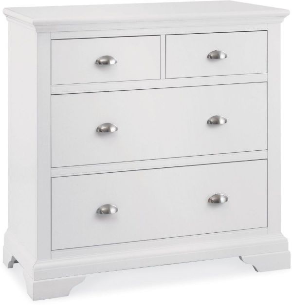 Picture of Hampton Tallboy Chest| White