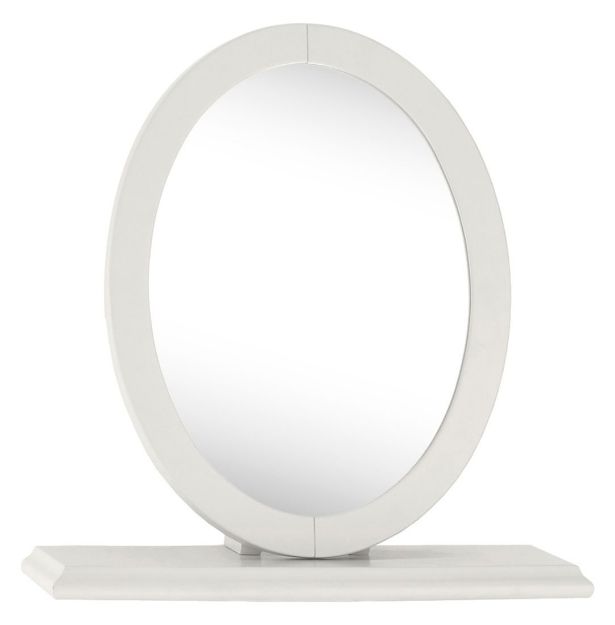 Picture of Monty Bedroom Vanity Mirror| Oak- Soft Grey