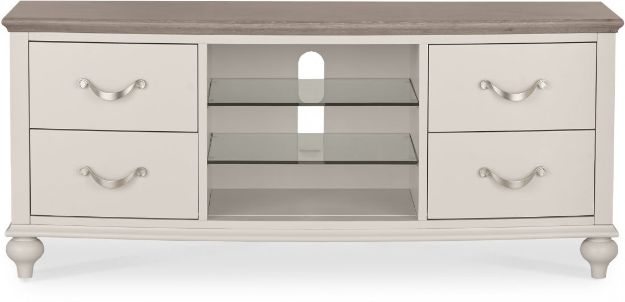 Picture of Monty TV Unit| Oak- Soft Grey