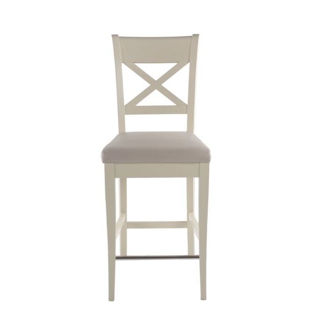 Picture of Monty Bar Stool - X Back | Soft Grey