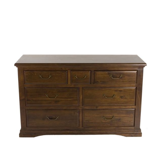 Picture of Devon Wide Chest| Dark Pine