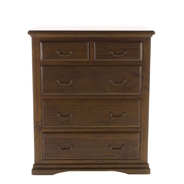 Picture of Devon Tallboy Chest| Dark Pine