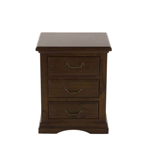 Picture of Devon Bedside Locker| Dark Pine