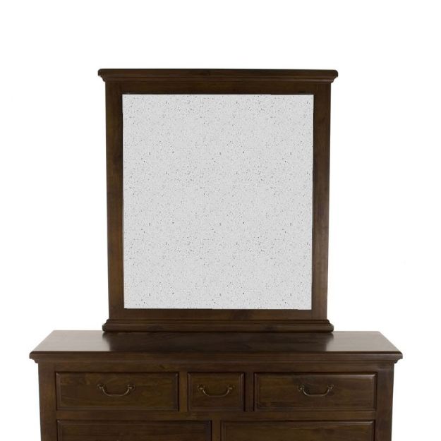 Picture of Devon Mirror (For Wide Chest)| Dark Pine