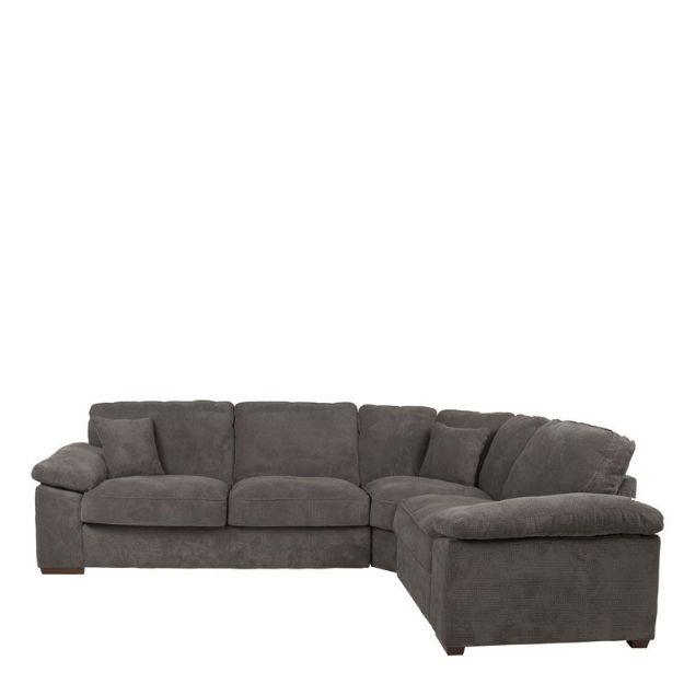 Picture of Dexter Medium Corner sofa Fabric - 2 Seat Left+Corner+1 Seat Right in Rich Charcoal Fabric