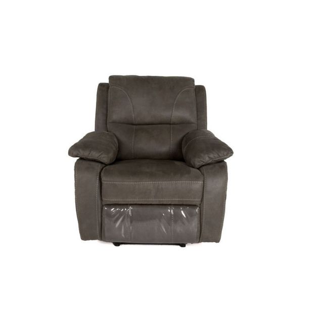 Picture of Kudos Armchair Reclining| Grey Faux Suede Fabric