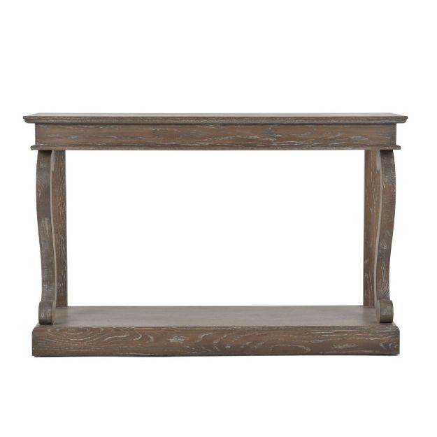 Picture of ARLOW 130CM CONSOLE TABLE GREY WASHED OAK   