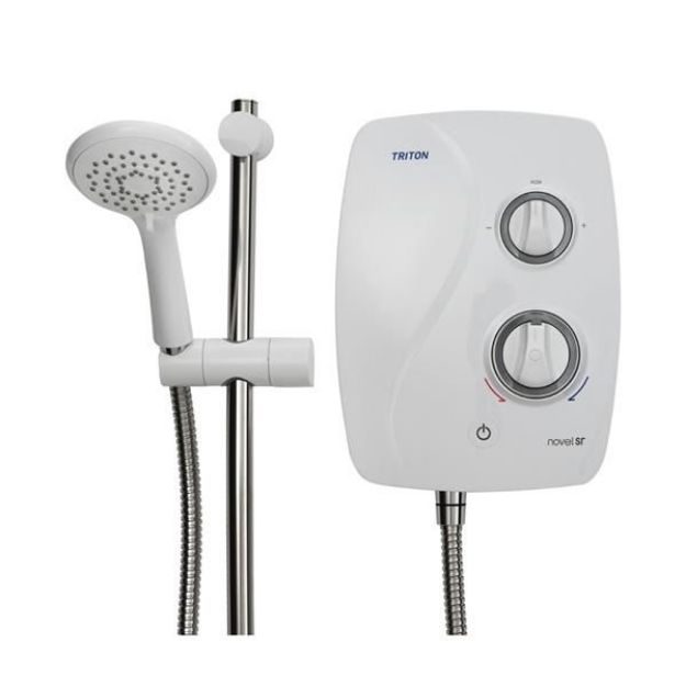 Picture of NOVEL SILENT RUN POWER SHOWER WHITE