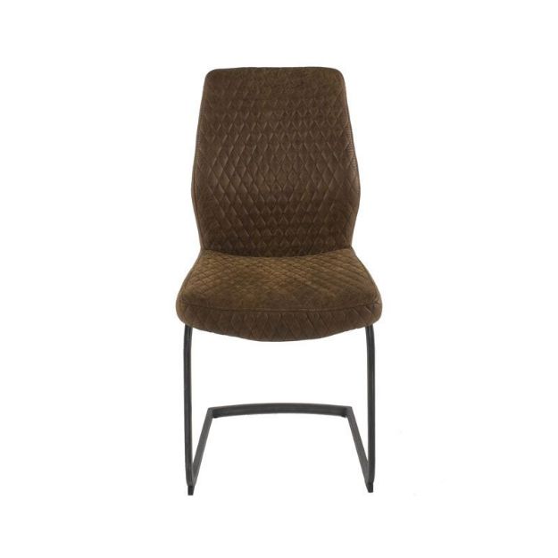 Picture of Clapham Dining chair | Antique Brown Fabric