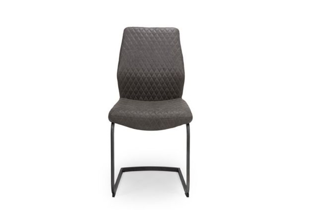 Picture of CLAPHAM DINING CHAIR GREY METAL LEG 