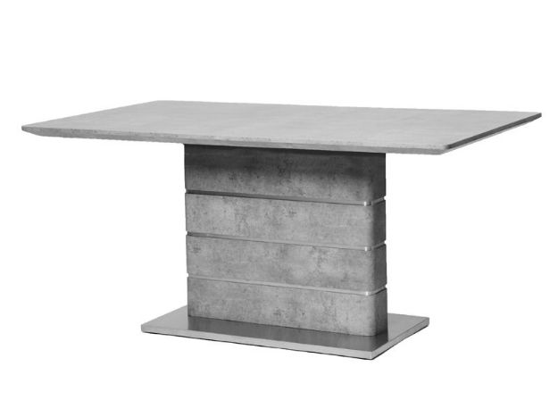 Picture of DELIA 160CM CONCRETE EFFECT TOP DINING TABLE