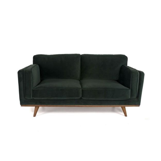 Picture of Emerald 2 Seater Sofa in Green Velvet Fabric