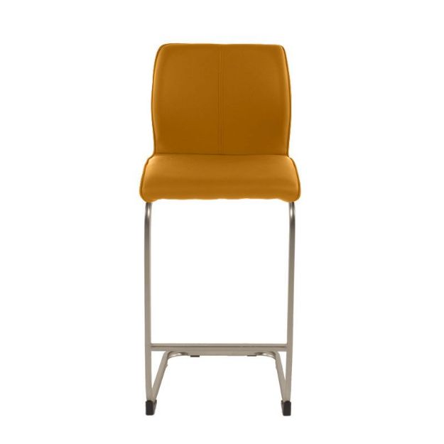 Picture of Harry Bar Stool| Pumpkin Orange PU