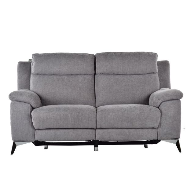 Picture of HYATT 2 SEATER ELECTRIC RECLINING SOFA  PEWTER FABRIC 