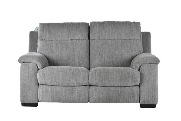 Picture of AVIS 2STR MANUAL RECLINING SOFA GREY WHITE FABRIC 