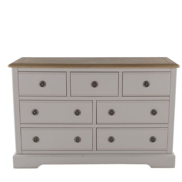 Picture of Charlotte Bedroom Wide Chest| Soft Grey