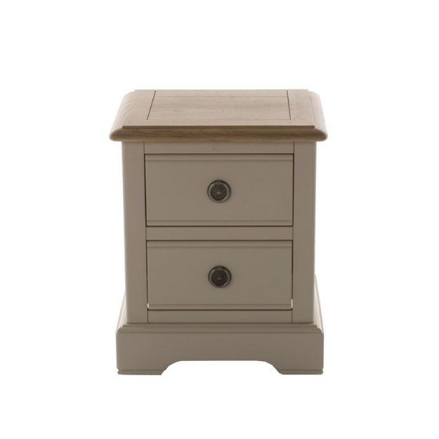 Picture of Charlotte Bedroom Bedside Locker| Soft Grey