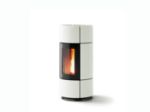 Picture of MCZ CURVE 8.1KW PELLET STOVE WITH GREY CERAMIC SIDES