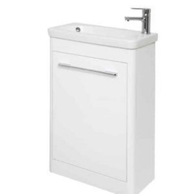 Picture of PICOLLO 500 VANITY UNIT WHITE