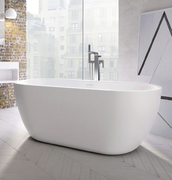 Picture of ONYX  FREESTANDING BATH 165cm X 75cm WITH TAP LEDGE