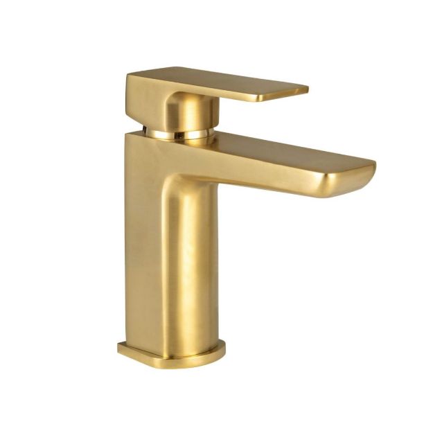 Picture of MURO MONO BASIN MIXER BRUSHED BRASS