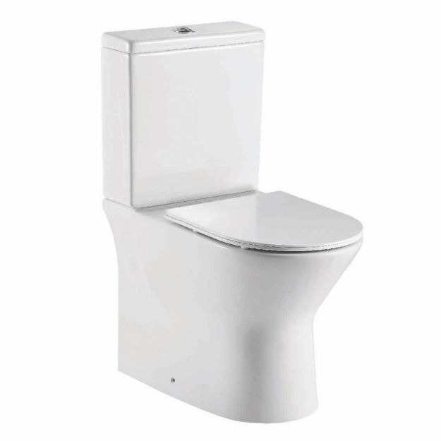 Picture of MIDDLETON BTW RIMLESS PAN CISTERN SEAT -SHORT PROJECTION