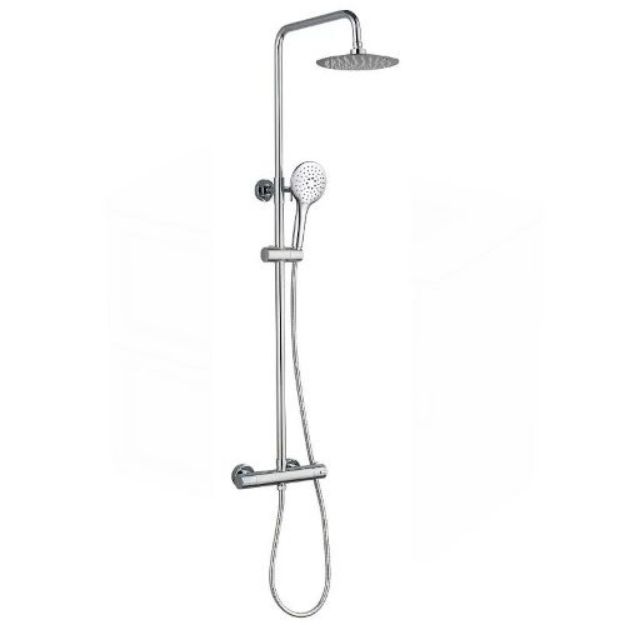 Picture of MENAI ROUND EXPOSED THERMOSTATIC SHOWER