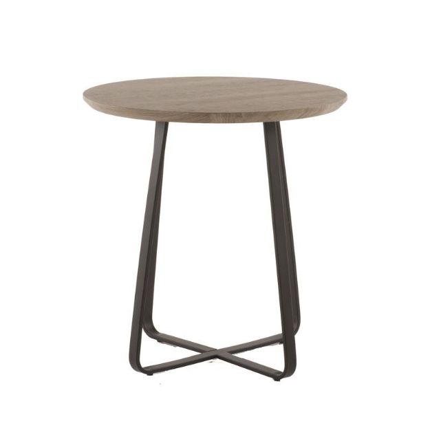 Picture of Retro Round Lamp Table| Grey