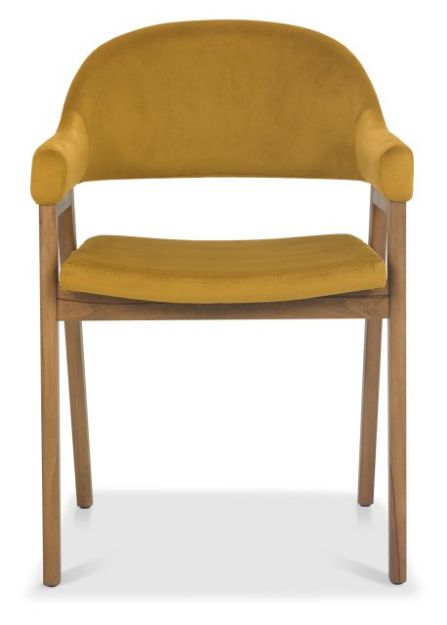 Picture of Cadence Dining Chair in Mustard Fabric